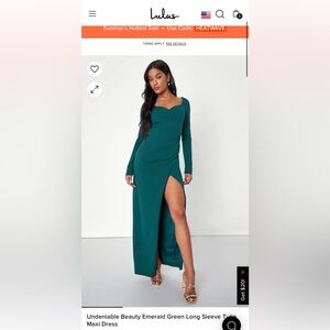 Lulus long dress